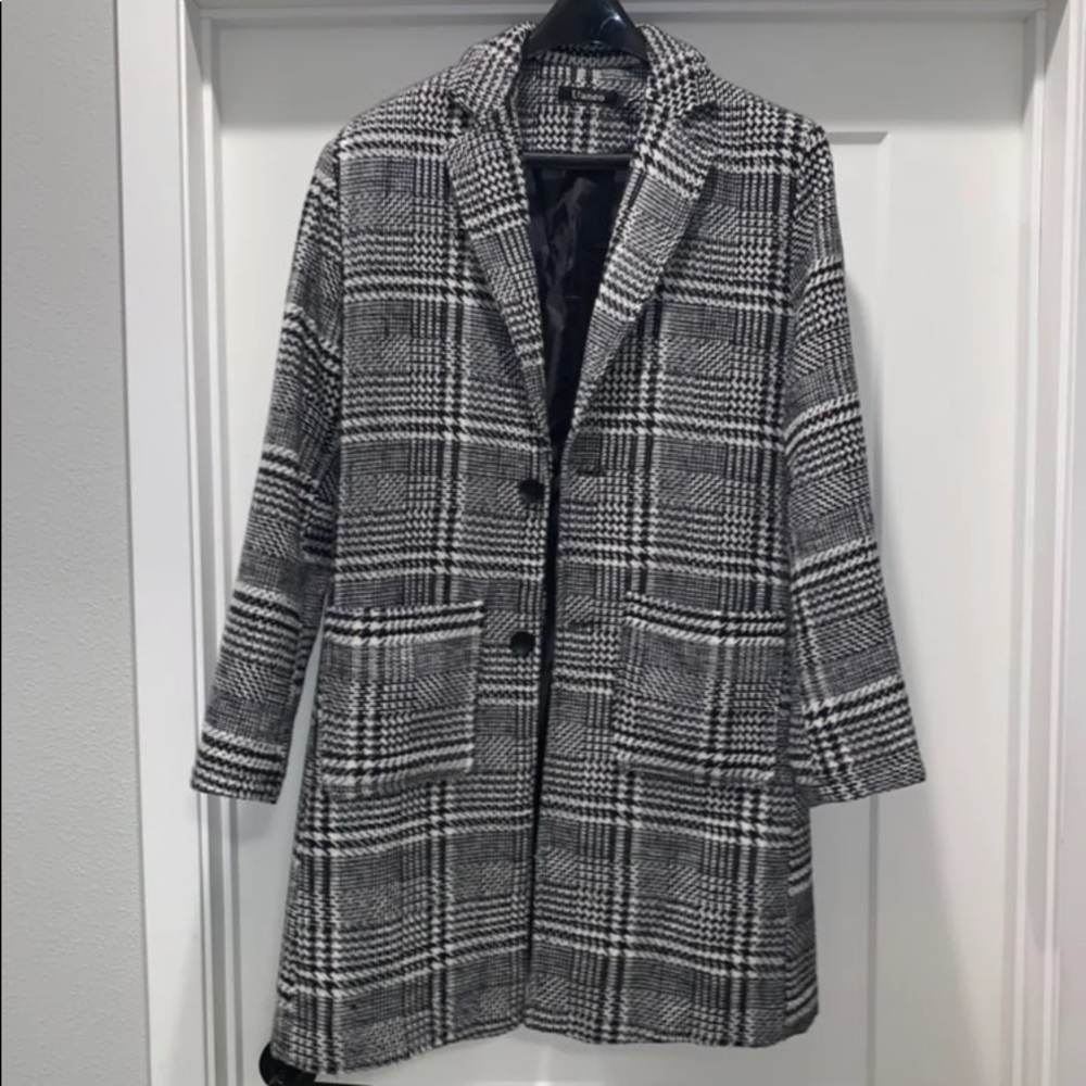 Herringbone Trench Coat
